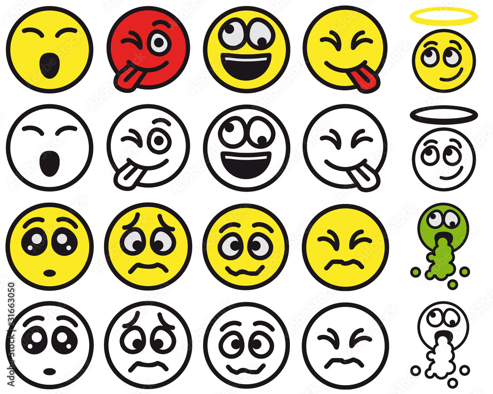 Fototapeta premium Smileys 9