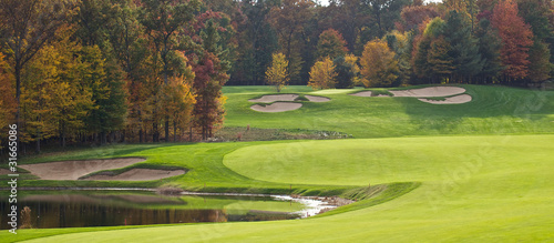 Golf Course in the Autumn