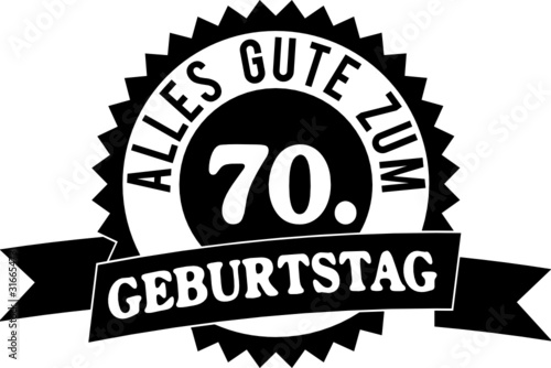 Alles Gute zum 70. Geburtstag