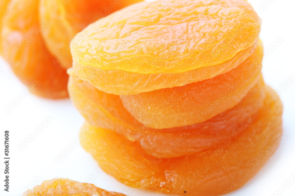 Healthy food. Dried apricots Healthy food. Dried apricots