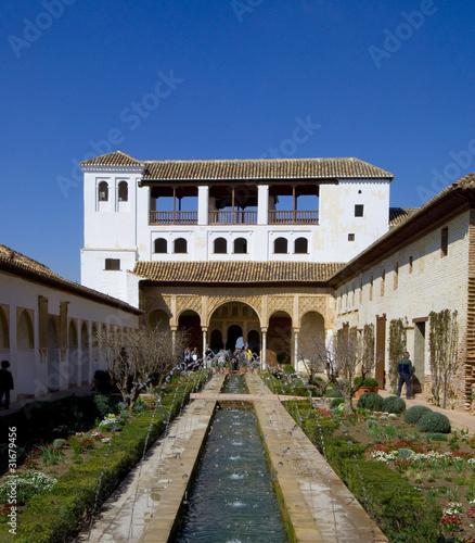 Patio de la Acequia - Generalife - Granada - Spanien © VRD