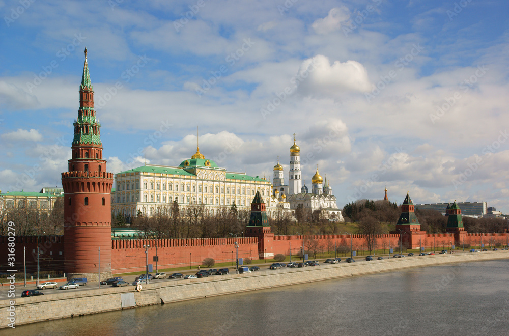 Kremlin's tower in Moscow, Russia