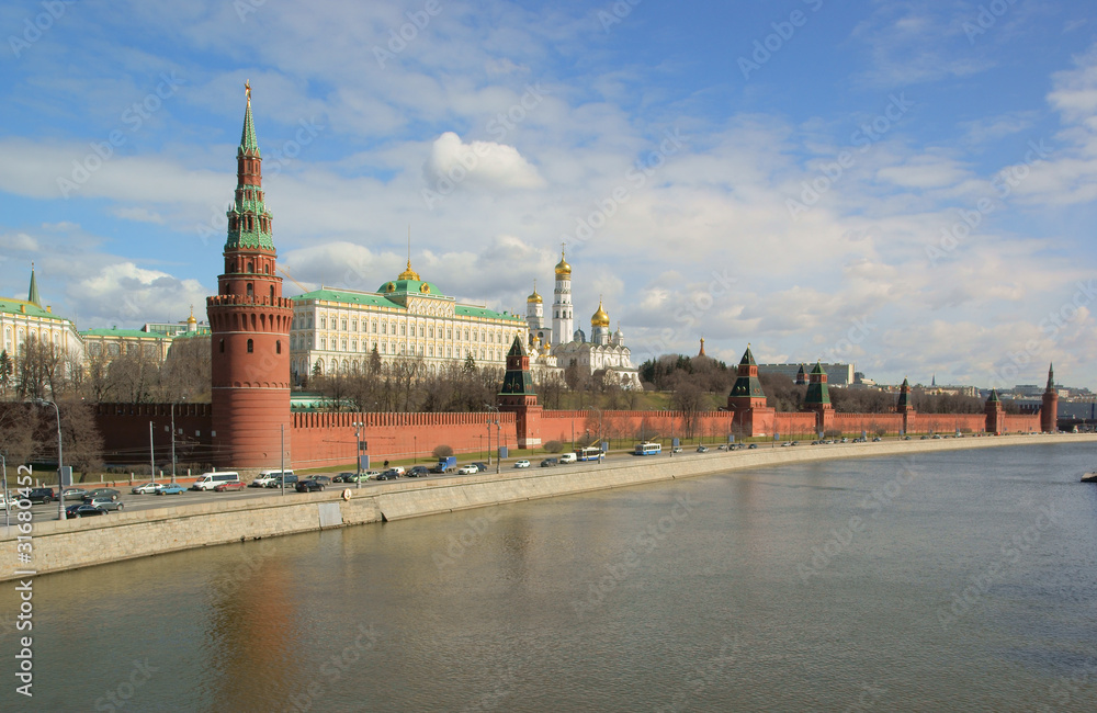 Kremlin's tower in Moscow, Russia