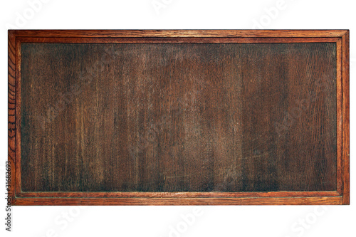old wooden board for menu or notes