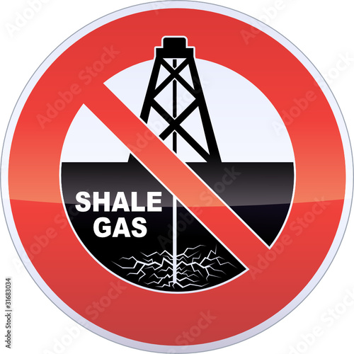 Shale Gas Drilling Fracturing Banning Sign
