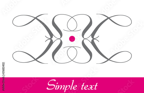 Card vector pink add text