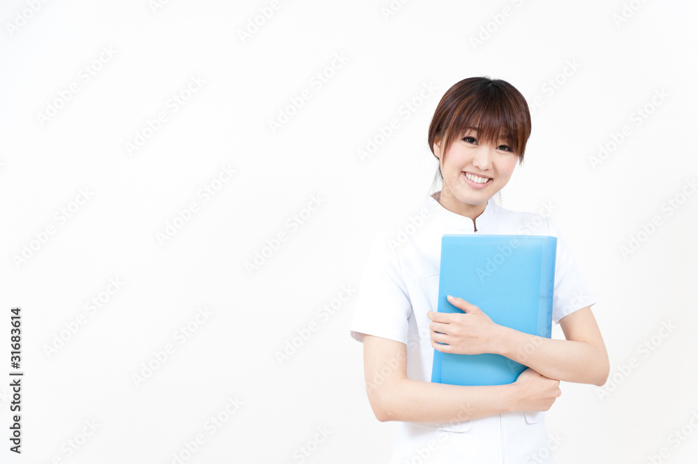 a portrait of beautiful asian nurse a portrait of beautiful asian nurse