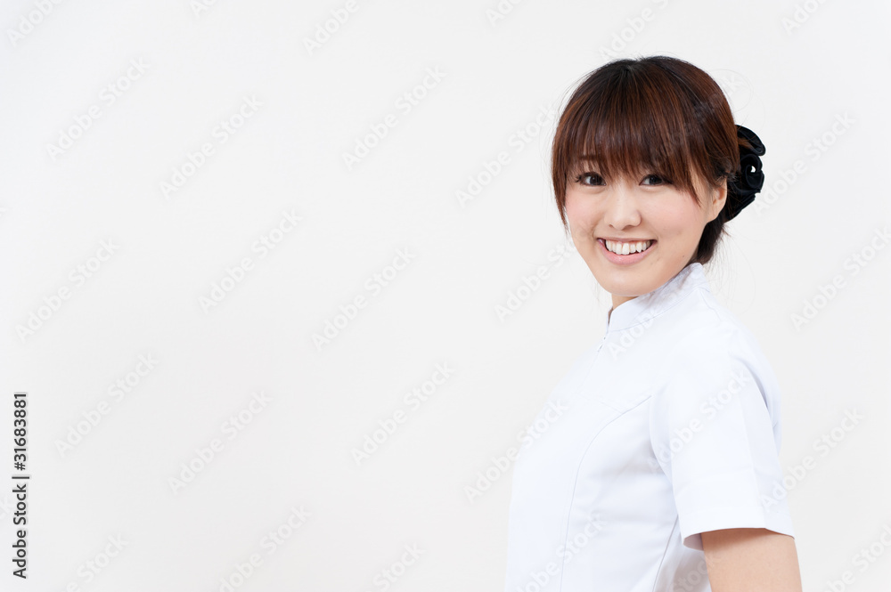 a portrait of beautiful asian nurse a portrait of beautiful asian nurse