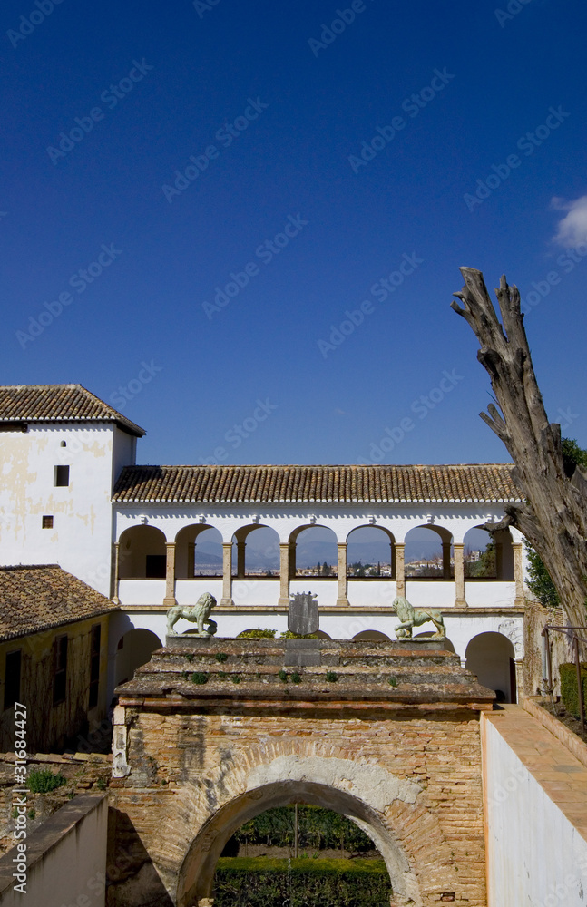 Patio de la Sultana - Generalife - Granada - Spanien