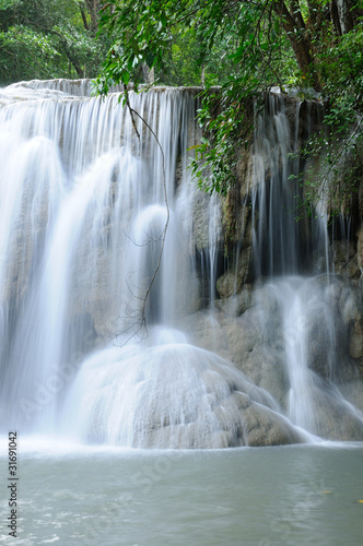 Waterfall in Kanchanaburi, Thailand