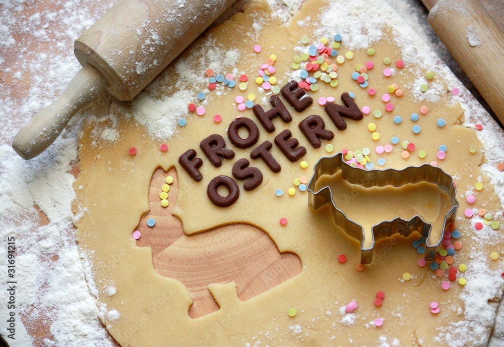 Fototapeta premium In der Osterbäckerei