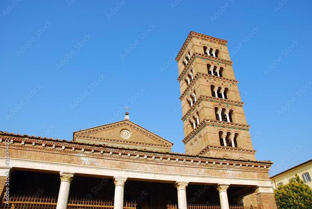 Obraz premium Grottaferrata e la sua Abbazia di San Nilo - Roma