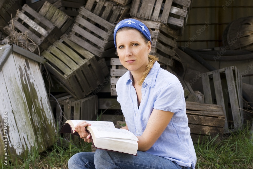 Female Missionary With Open Bible Stock Photo Adobe Stock female-missionary-with-open-bible-stock-photo-adobe-stock