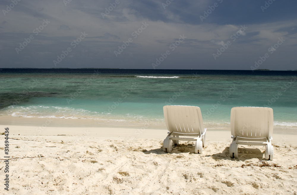 Chairs on the beach