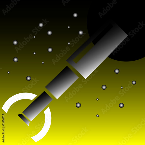 watching stars symbol vector
