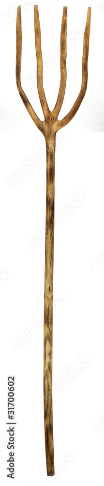 Fourche en bois outil ancien Fourche en bois outil ancien