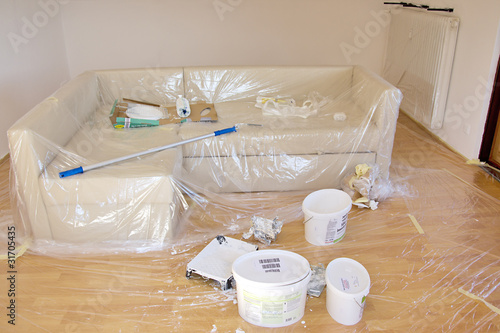 wohnung wird renoviert