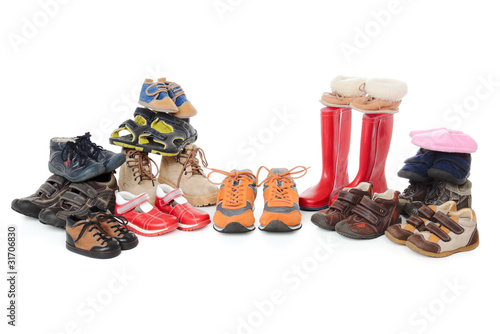 Child shoes and boots #4 | Isolated