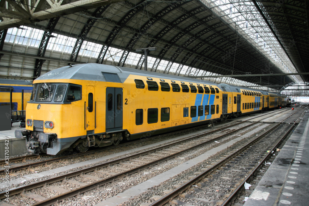 Train station in Amsterdam