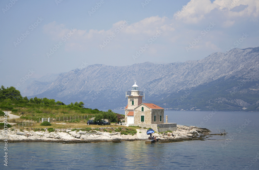 Lighthouse on the island of Hvar