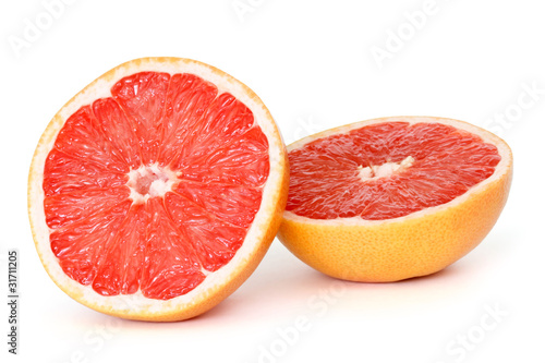 grapfruit with clipping path