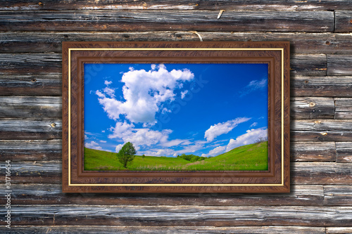 Picture frame to nature