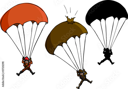 Fotografia Parachute Jumper