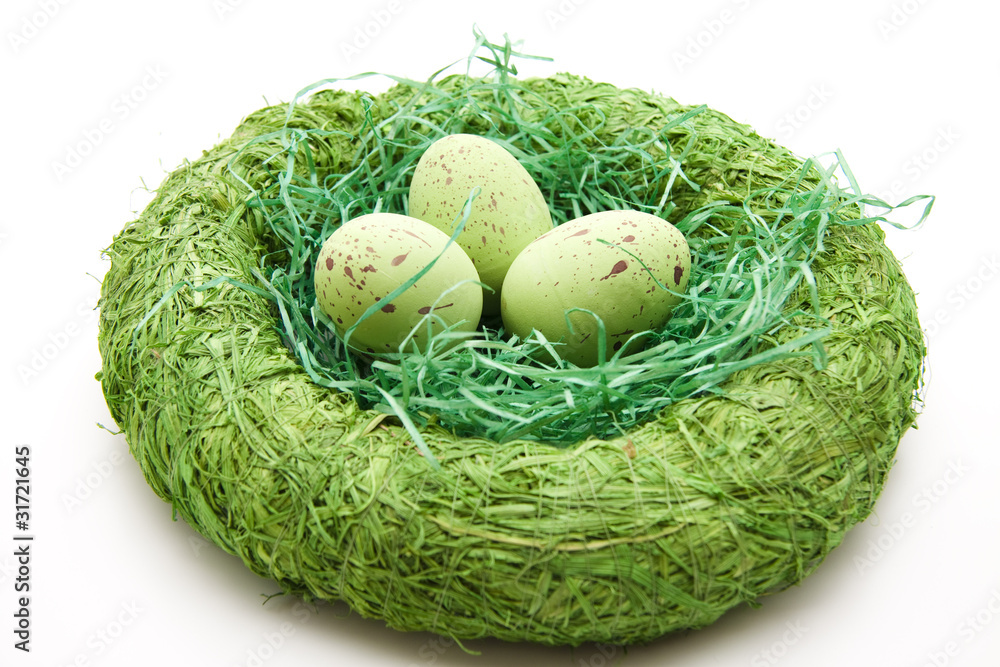 Grünes Osternest Grünes Osternest