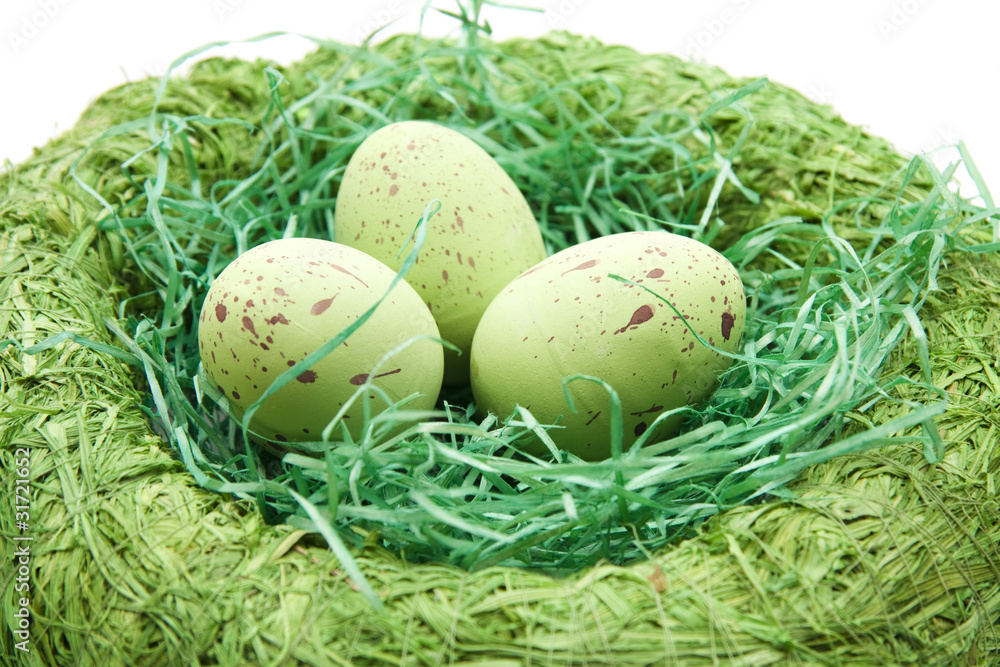 Grünes Osternest Grünes Osternest