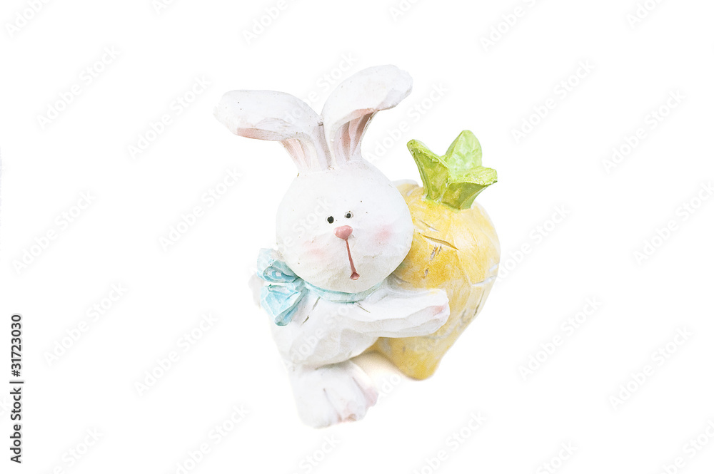 Obraz premium Spring easter bunny