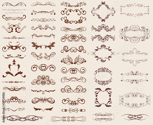 Set of design elements