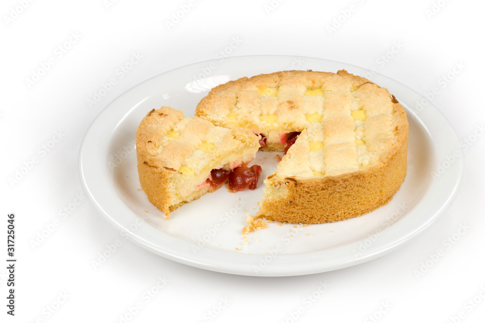crostata di ricotta e amarene crostata di ricotta e amarene