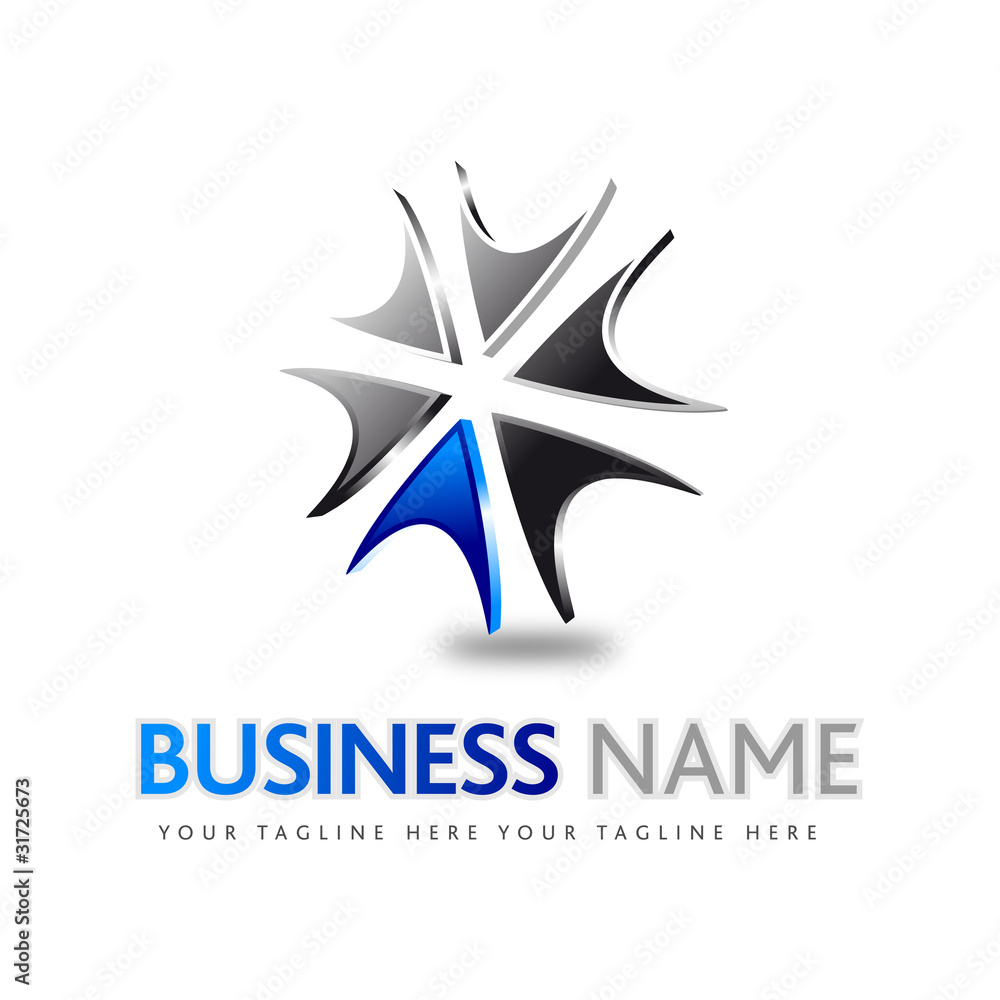 Obraz premium logo hitech, tecnologico