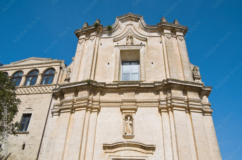 St. Agostino Church. Matera. Basilicata.