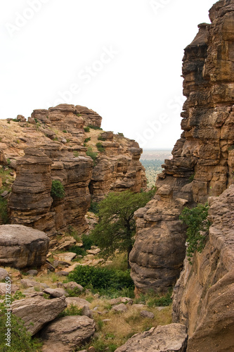 Rock outcropping in Mali, Africa