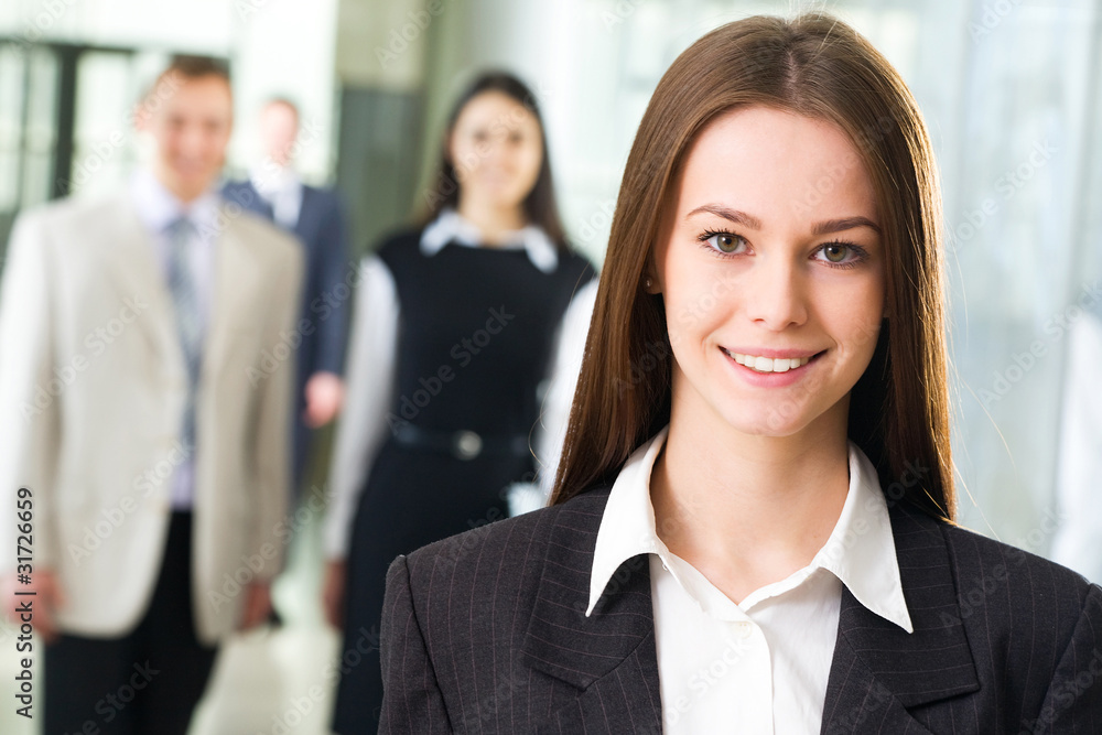Young business woman Young business woman