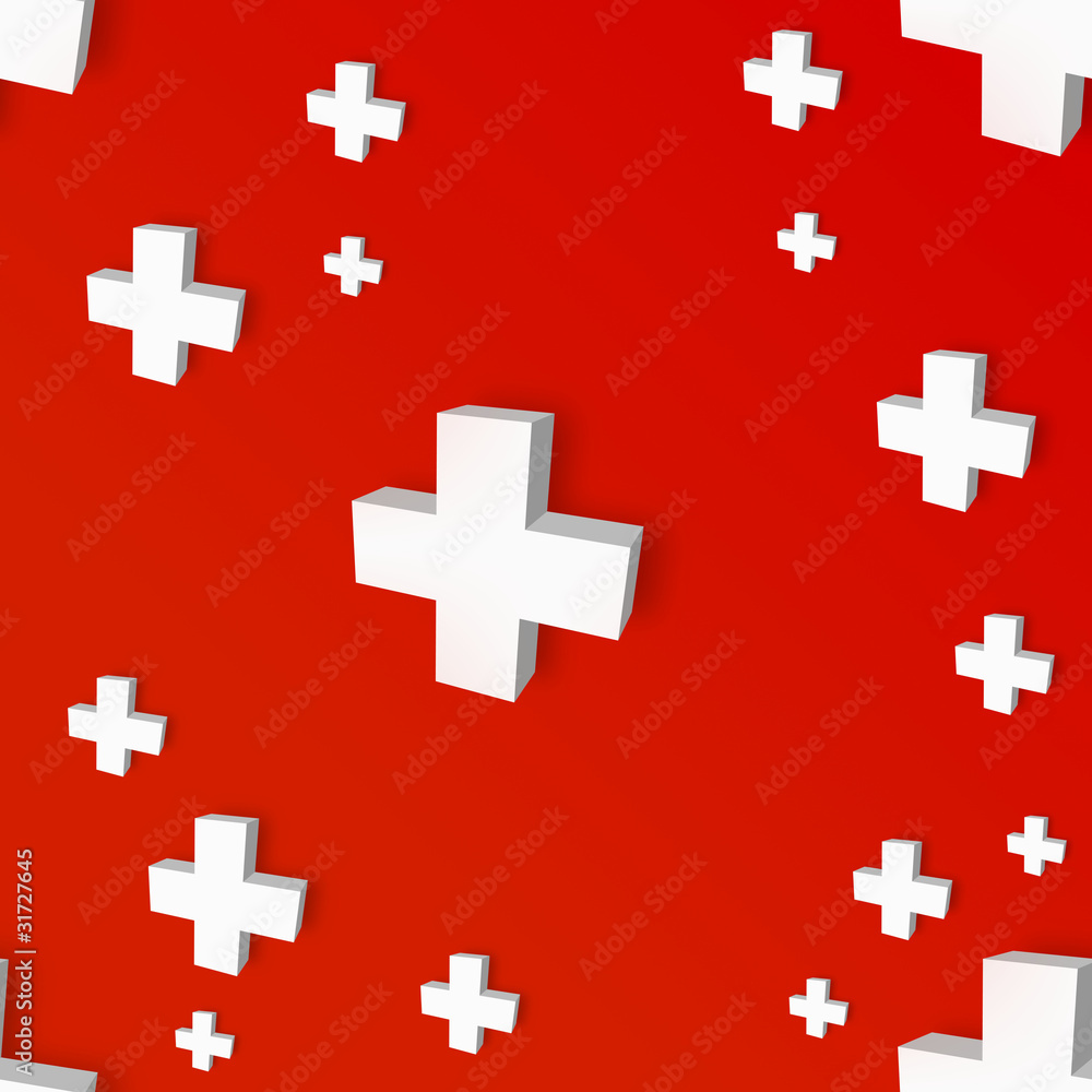 Obraz premium weiße Kreuze