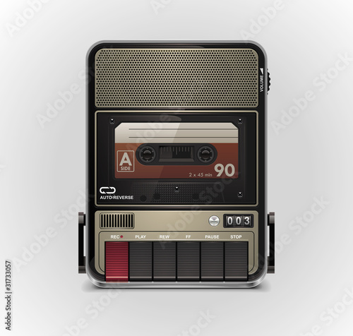 Vector cassette recorder XXL icon