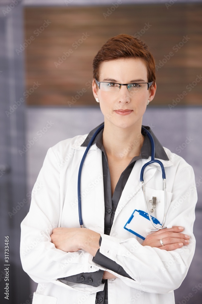 Young medical doctor in uniform Young medical doctor in uniform