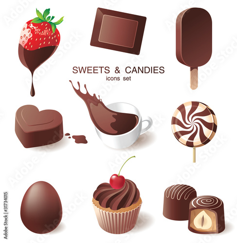 chocolate icons