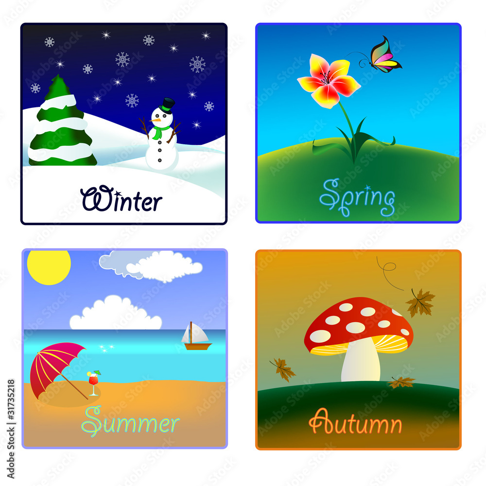Fototapeta premium the four seasons