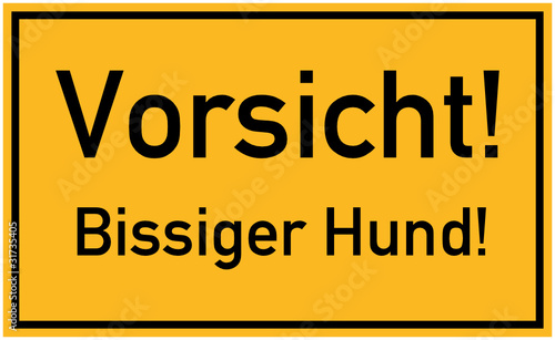 Bissiger Hund!