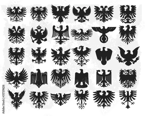 Heraldic eagles