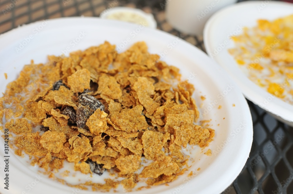 Cereal with dried fruits Cereal with dried fruits