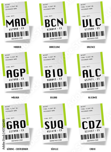 Airport tag bags - Espagne 02