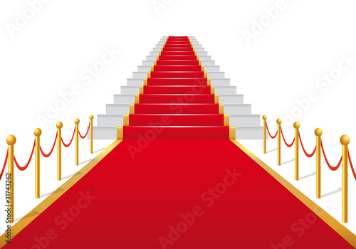 escalier - tapis rouge - cinéma - gloire - star - films - cérémonie - festival - marches