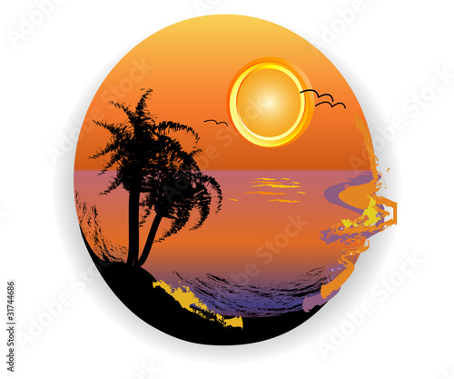 Tramonto mare