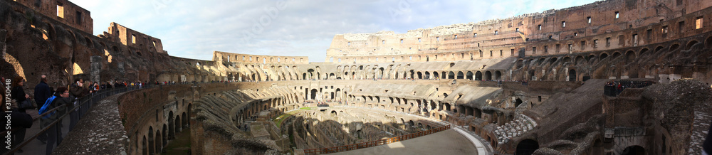 Panorama. Rome - the great city of ancient history.