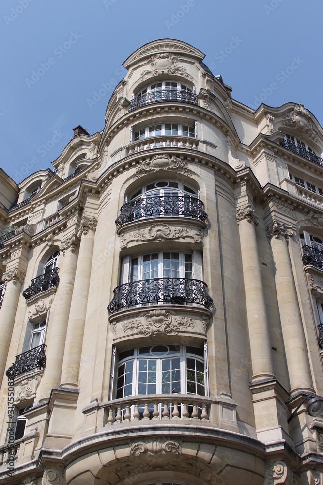 Immeuble du quartier des Batignolles-Monceaux à Paris	