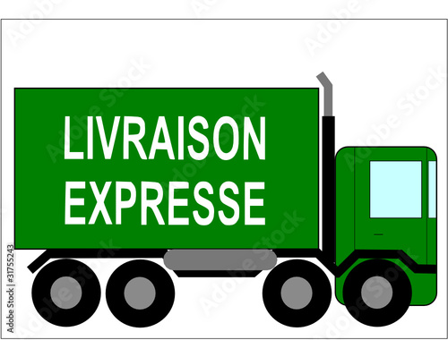 Camion livraison expresse